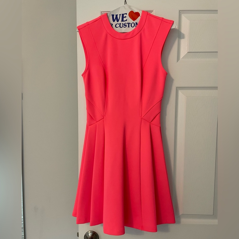 Ted Baker Nistee Skater Dress in hot pink (size 1)